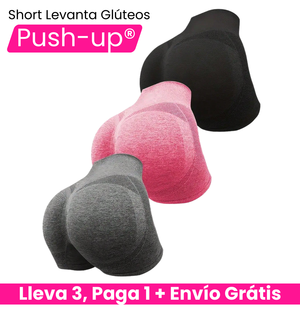 Short PushUp® Efecto Levanta Cola ¡Lleva 3, Paga 1! 🔥
